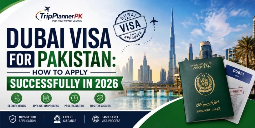 TripPlanner Dubai visa for Pakistan application guide 2026